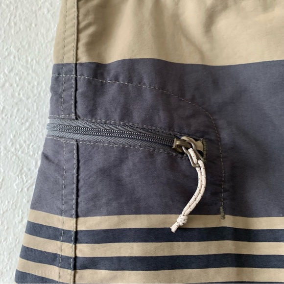 Patagonia Swim Water Wavefarer Striped Men's Tie Front Board Shorts 34 - Picture 2 of 10